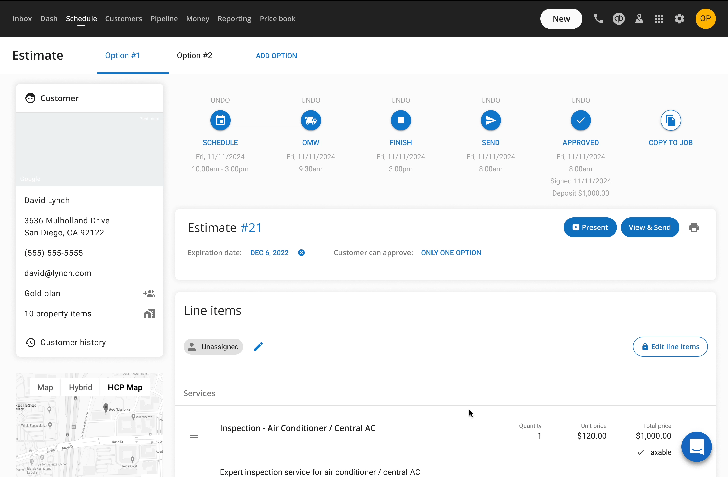project section
